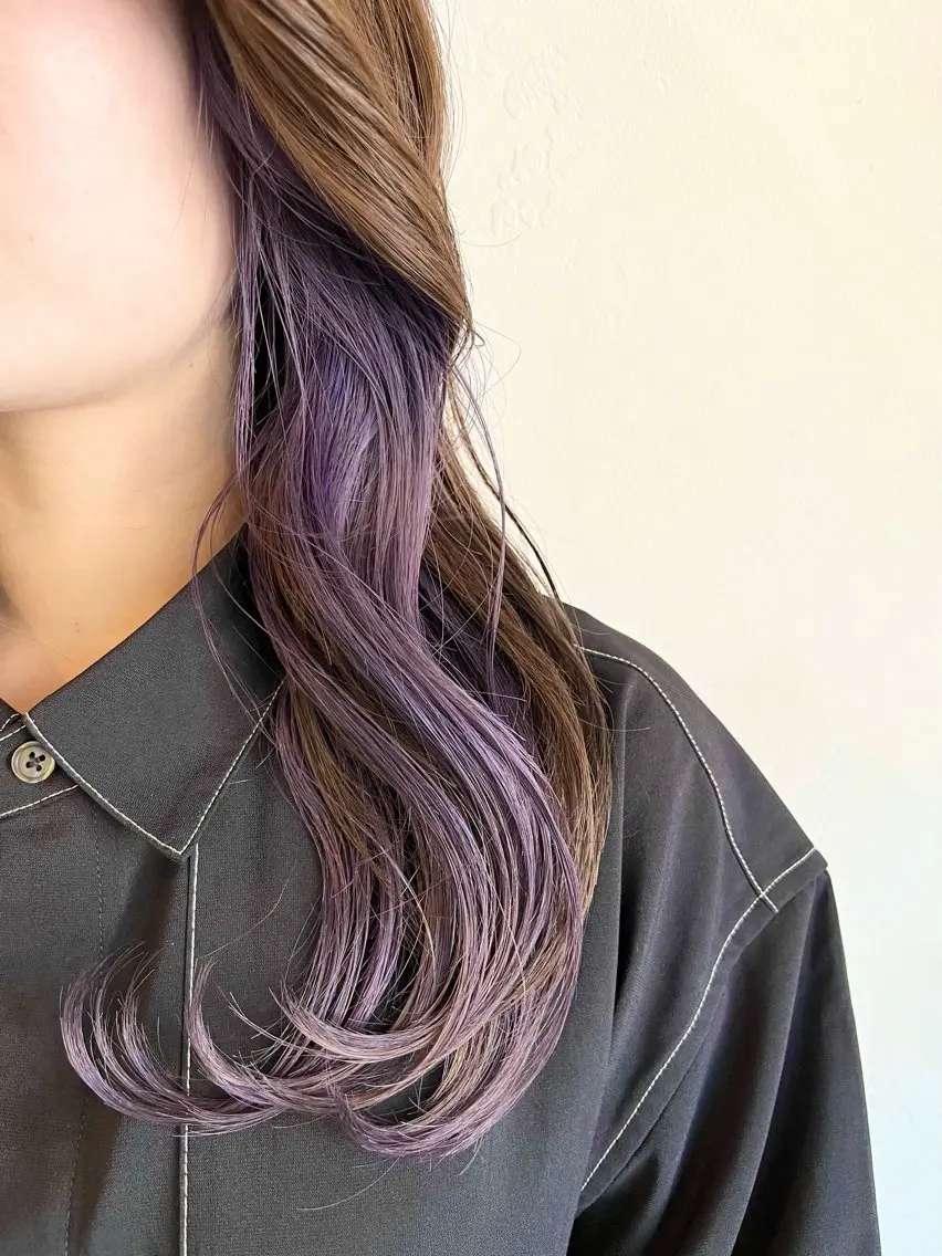 ロング カラー カット ヘアカラー トリートメント AKALA HAIR 西宮店 Juriのヘアスタイル