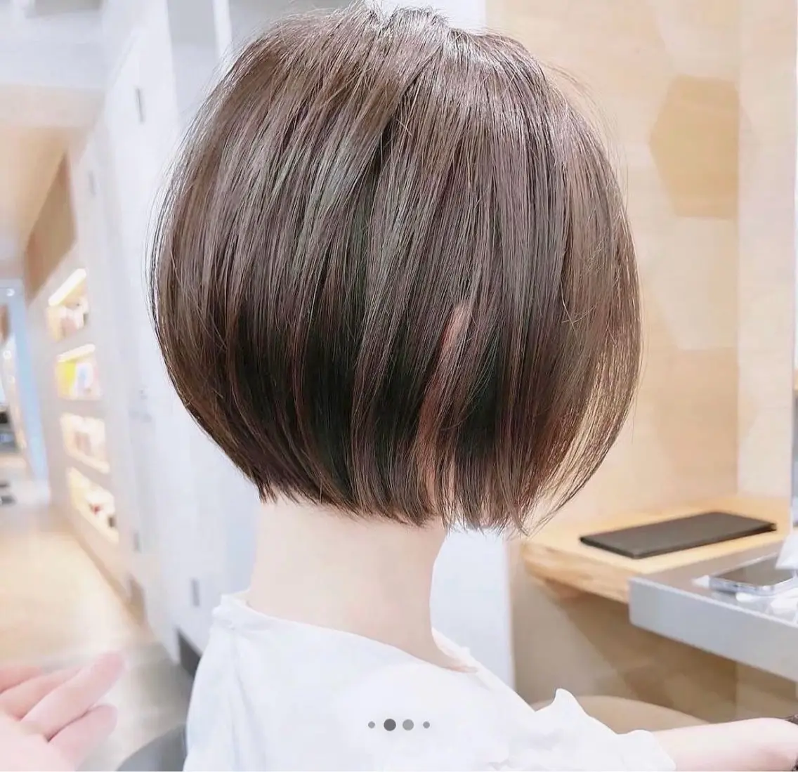 ショート 中顔面短縮 顔まわり新田大翔のヘアスタイル
