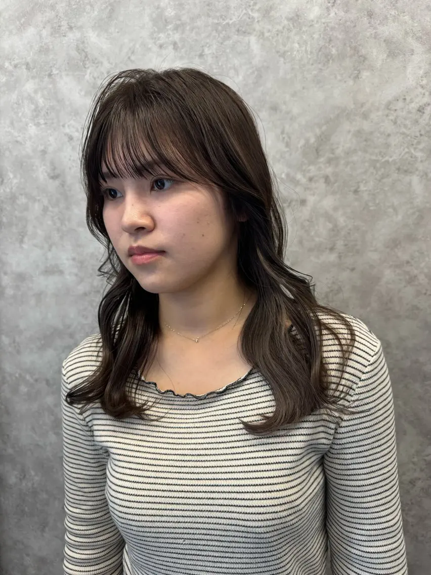 セミロング 早川 裕太のヘアスタイル