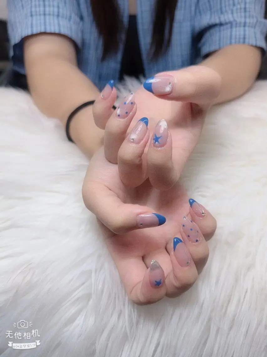 ネイル 長さ出し フレンチネイル グラデーション 韓国ネイル マグネットネイル ハンドネイル VB HEAVEN nailのネイルデザイン