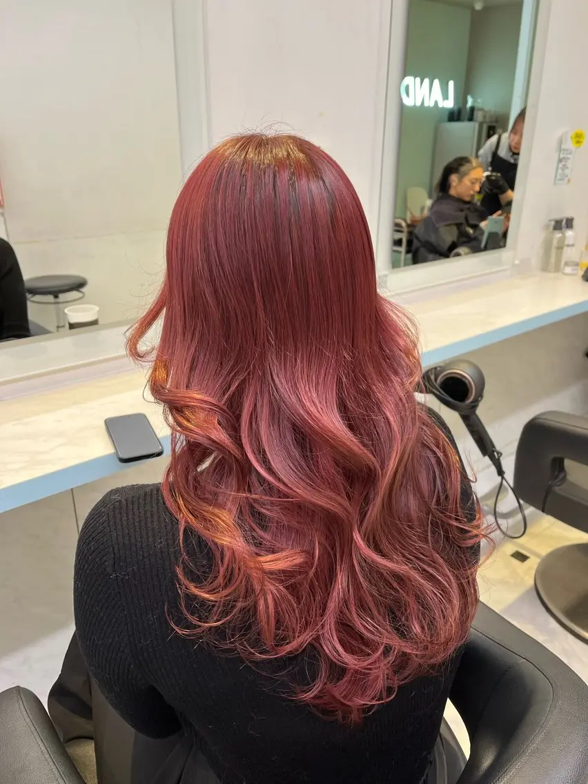 ロング カラー ヘアカラー トリートメント ブリーチカラー 🩵MIZUKIのヘアスタイル