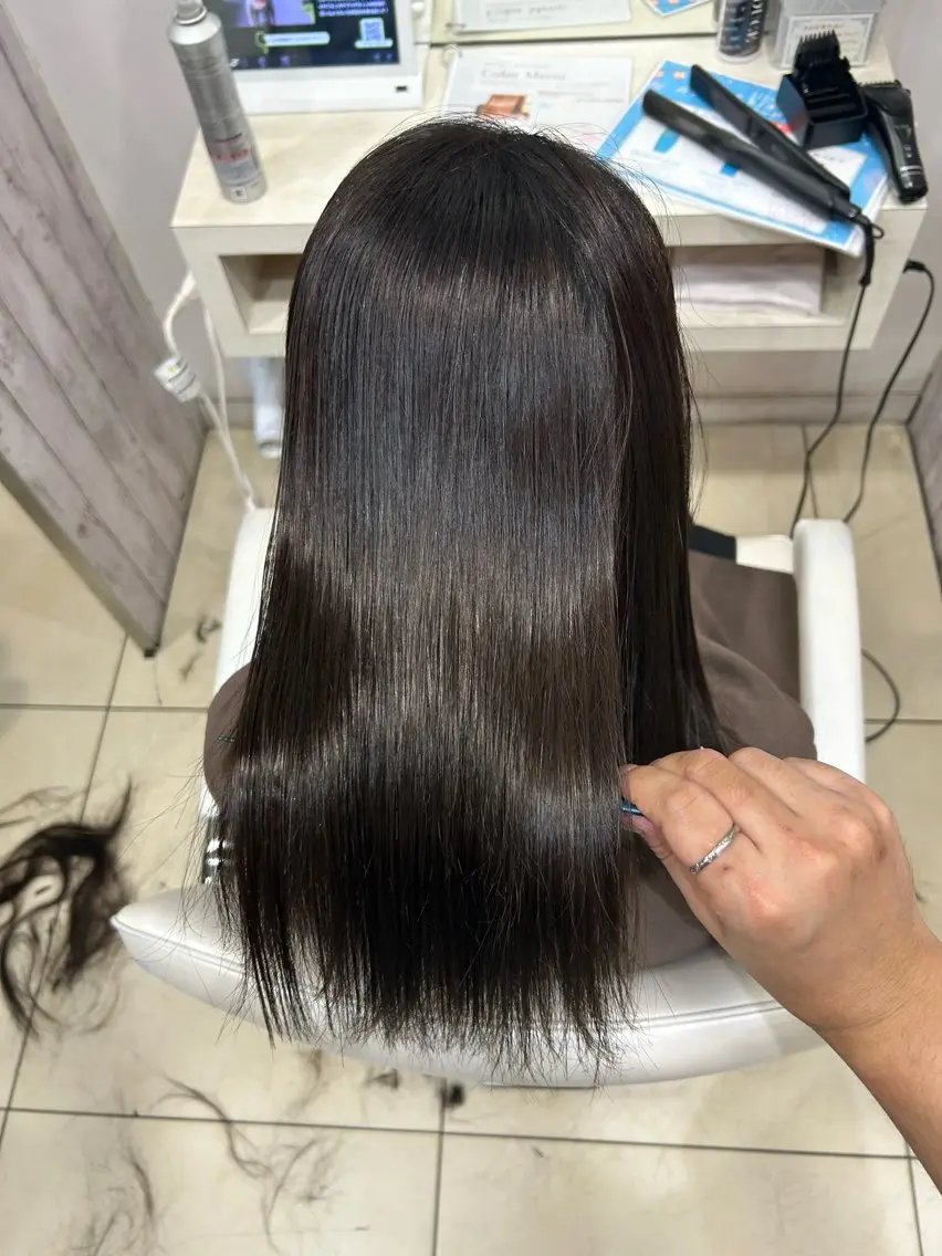 セミロング カット ヘアカラー トリートメント 【髪質改善カラー】 瀧田嵐士🇰🇷のヘアスタイル