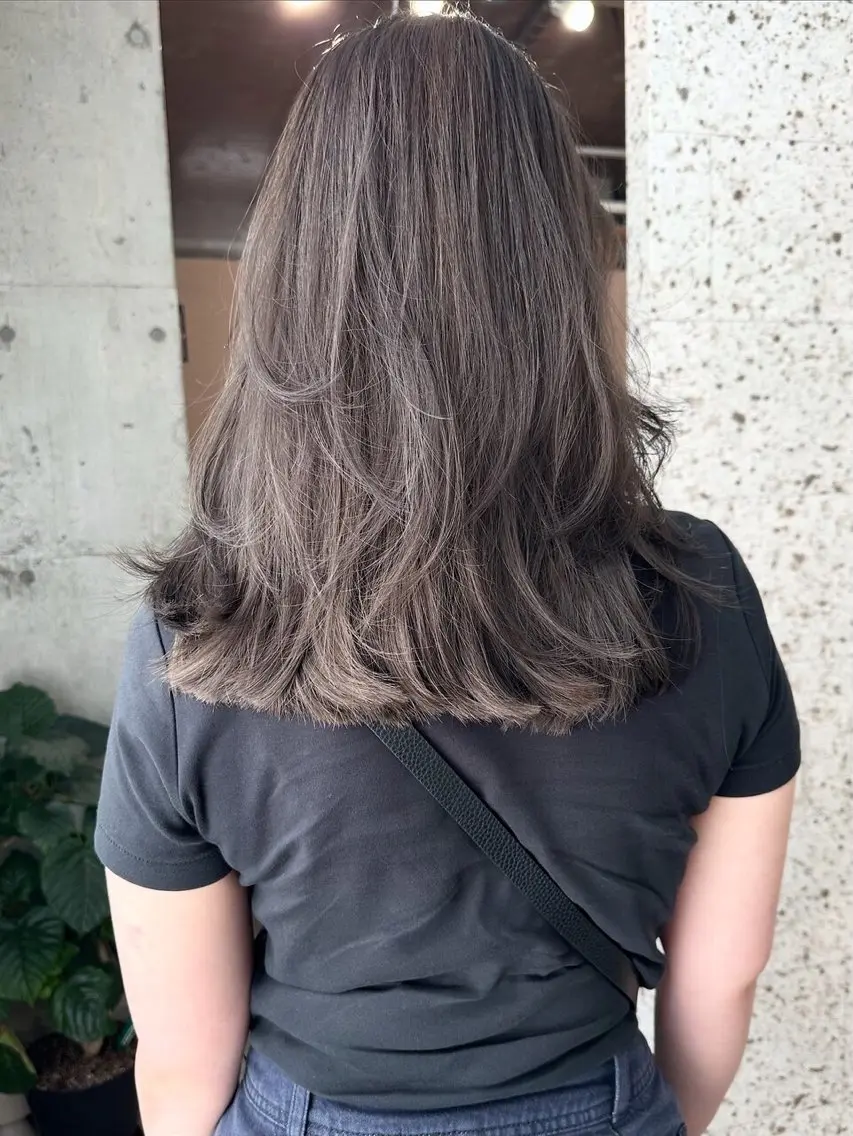 【透明感✨】ケアカラー+クイックトリートメントの写真