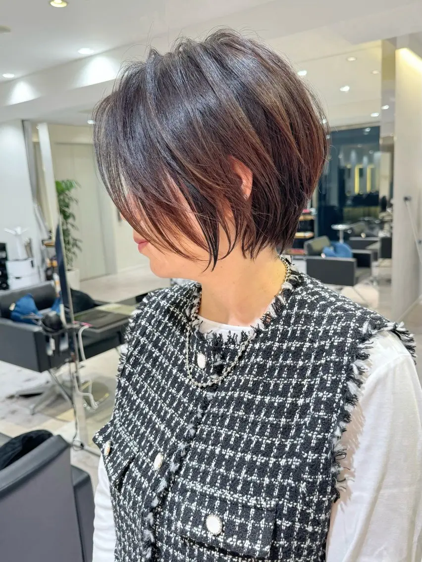 ショート 絶壁補正くびれ ショート✂️ 井川のヘアスタイル