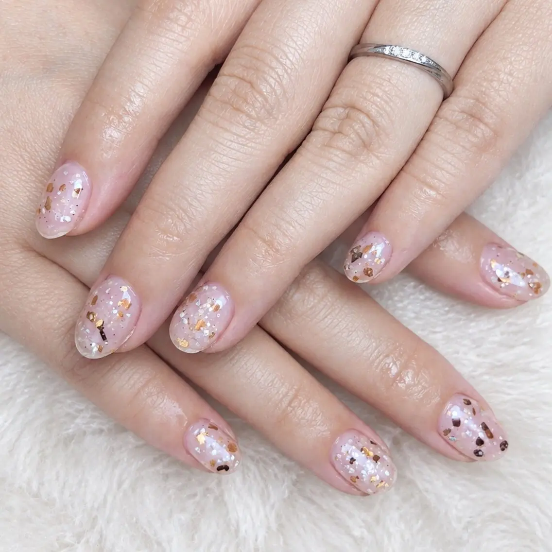ネイル ニュアンスネイル ハンドネイル WB,nail 🤍 KOKORO のネイルデザイン