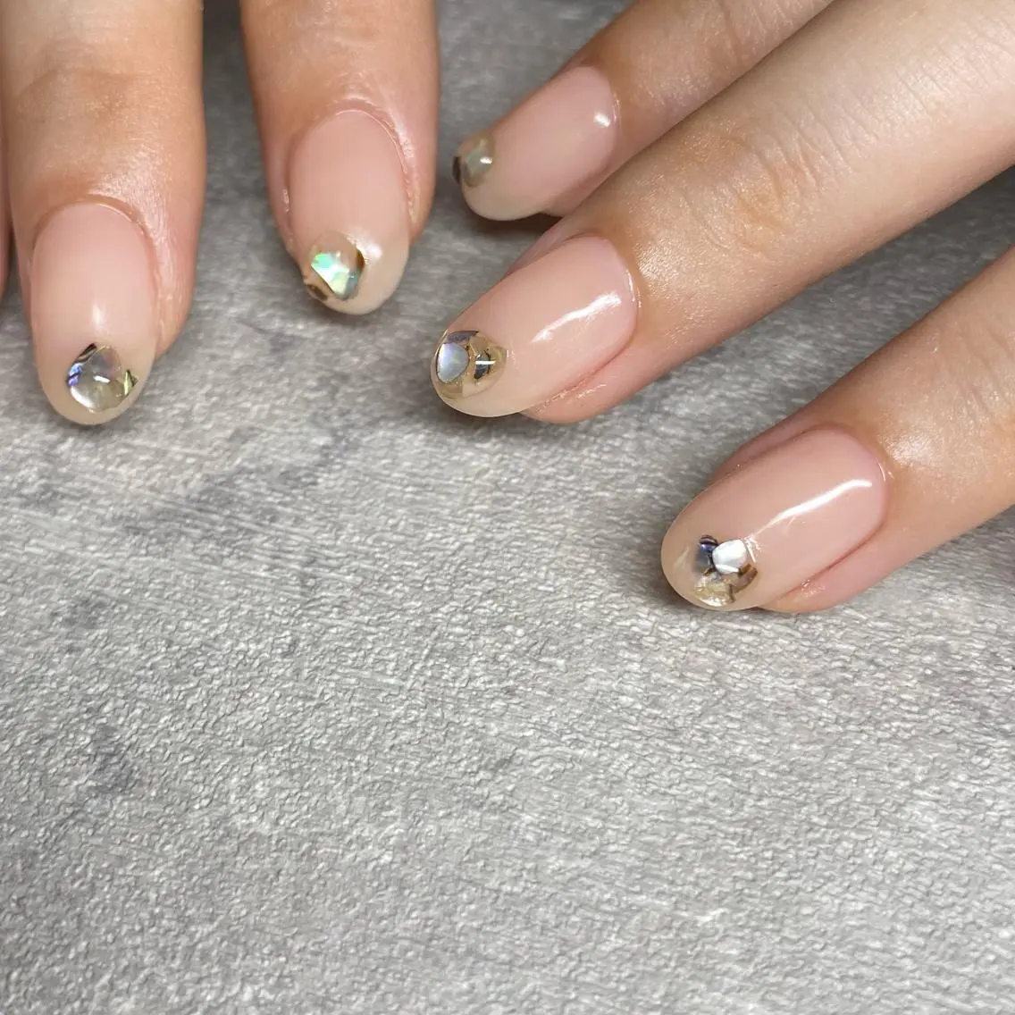 ネイル アートネイル ニュアンスネイル ハンドネイル 山田 貴子のネイルデザイン