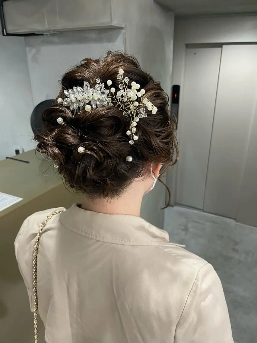 ヘアセット🎀⟡.·の写真
