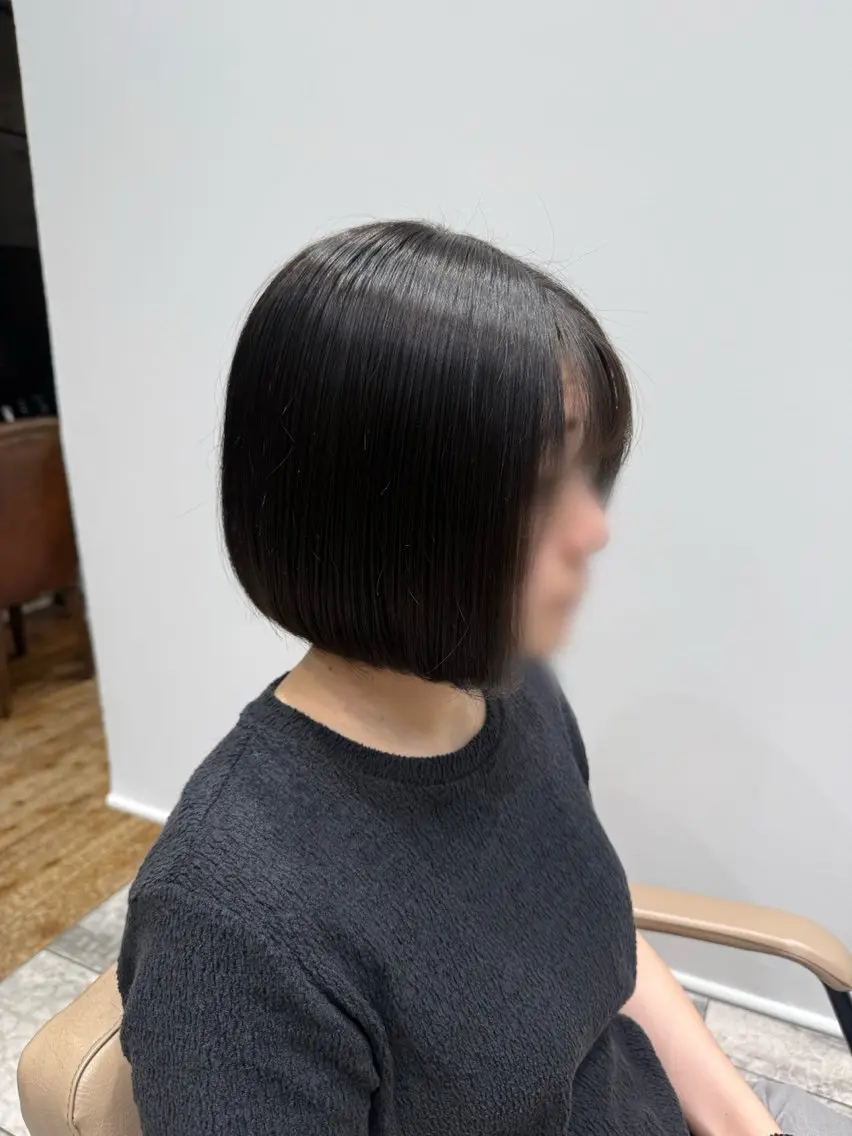 ショート 透明感カラー/ 縮毛矯正/三浦優心のヘアスタイル