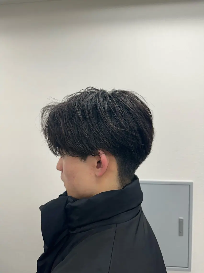 ショート メンズ センターパート メンズ韓国風 韓国風ヘア 【パーマ率90%】 サエキカズマのヘアスタイル