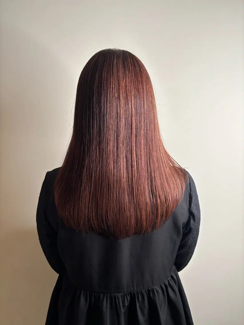 ロング 福井 伶菜のヘアスタイル