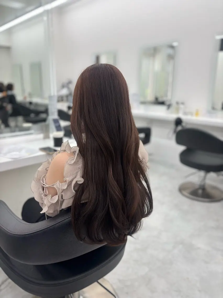 ロング カラー カット ヘアカラー 🤍レイヤー/顔周り /hirari🤍のヘアスタイル