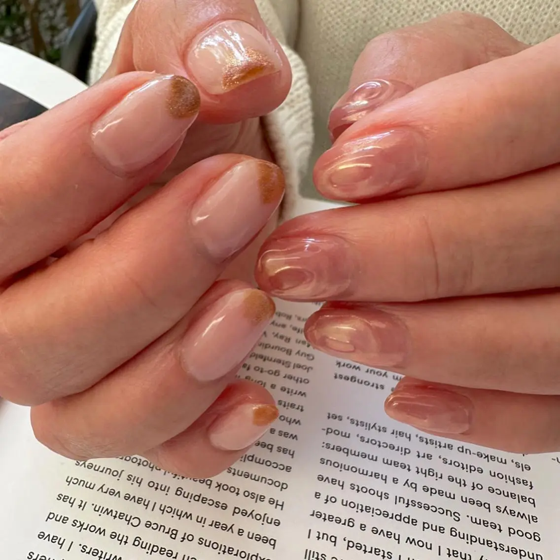 ネイル マグネットネイル ぷっくりネイル cocoro nail salonのネイルデザイン