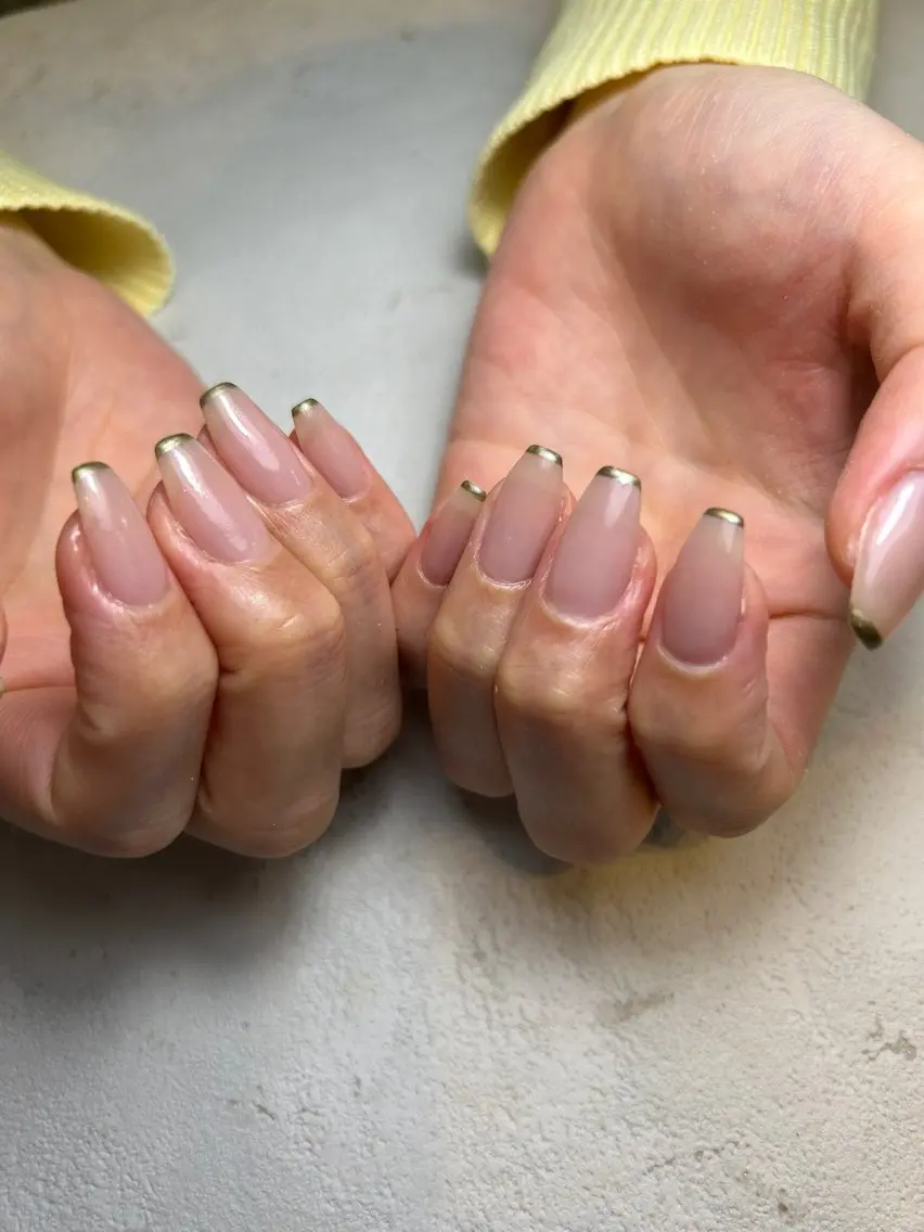 ネイル フレンチネイル 東十条muumii ネイルまつ毛のネイルデザイン