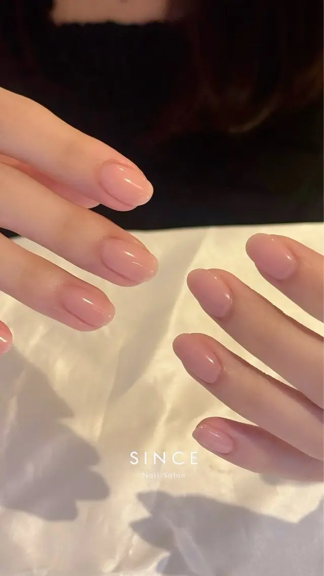 ネイル ワンカラーネイル fujii lukaのネイルデザイン