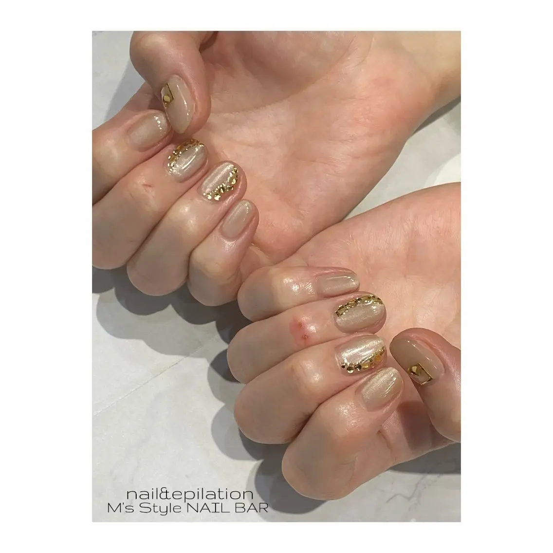 ネイル 成人式 フットネイル フレンチネイル ジェルネイル 韓国ネイル ハンドネイル M's Style NAIL BARのネイルデザイン