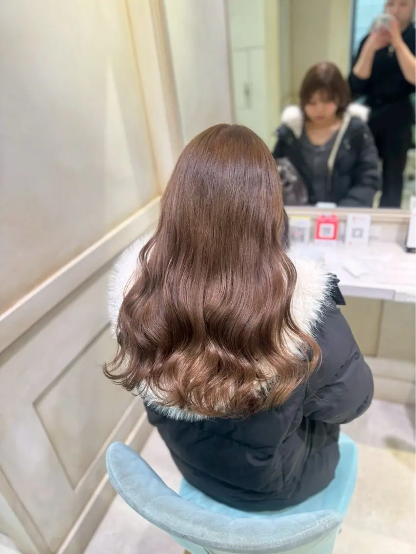 カラー ヘアカラー トリートメント 💙透明感カラー/ 縮毛矯正/ゆうな💙のヘアスタイル