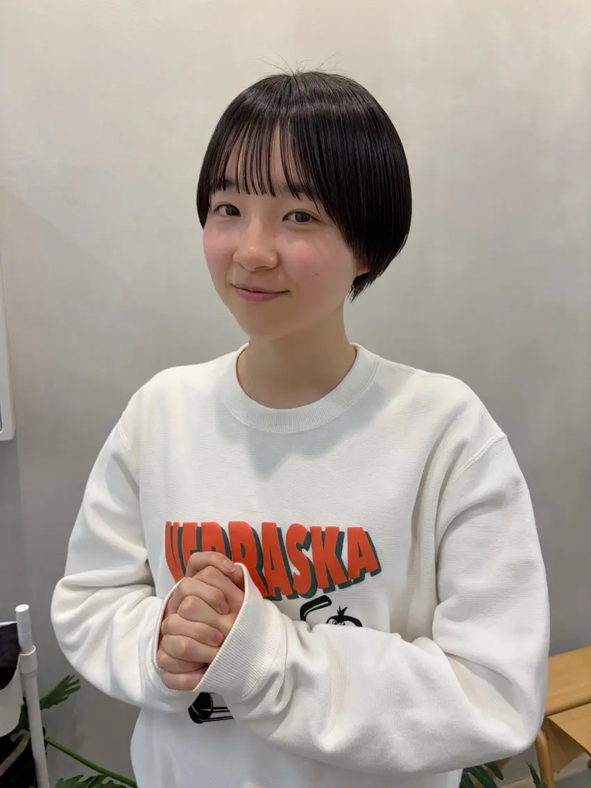 ショート 青木 優歩のヘアスタイル
