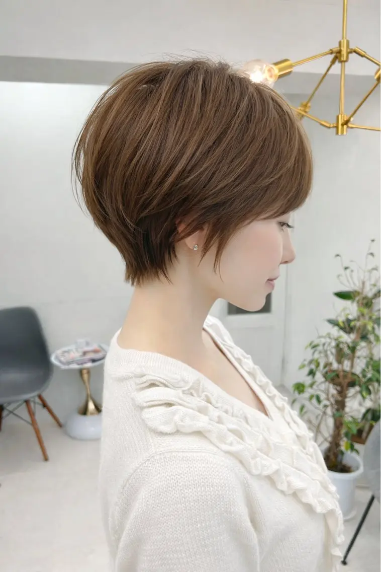 ショート カラー カット ヘアカラー トリートメント 表参道ショート・ボブ 特化/たかつのヘアスタイル