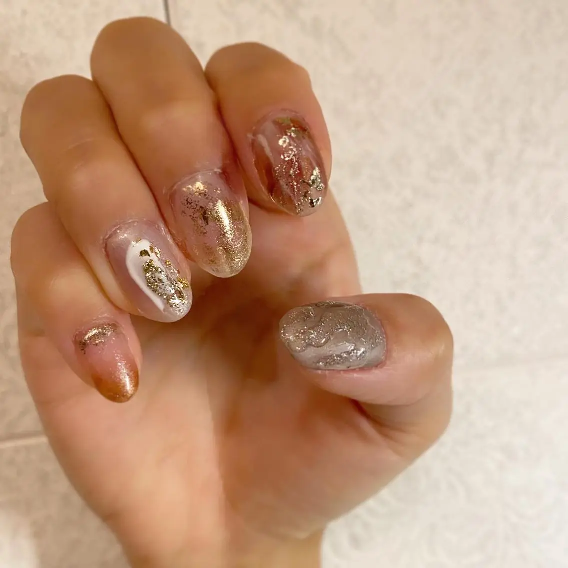 ネイル 持ち込み ニュアンスネイル シンプルネイル ハンドネイル Bethlee nailsのネイルデザイン