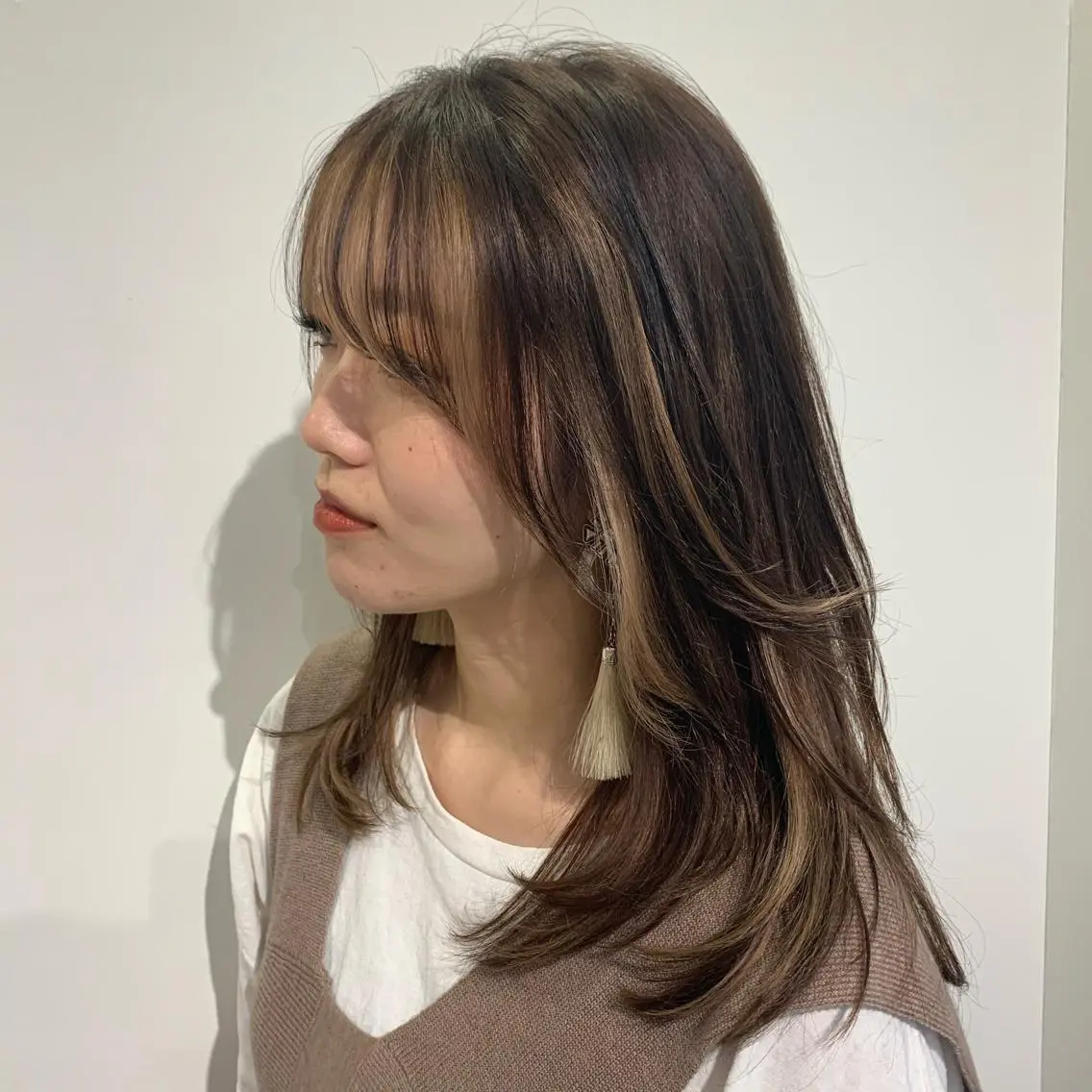 カラー CHIHO💚羽エク /マツエクのヘアスタイル