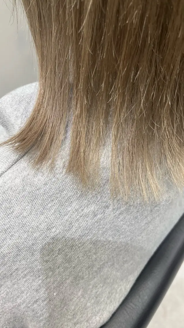 カラー ベージュカラー ハイトーンカラー ハイトーンベージュ ヘアカラー ‧₊˚ .⋆ ˖ Sayaka☘️✧*のヘアスタイル