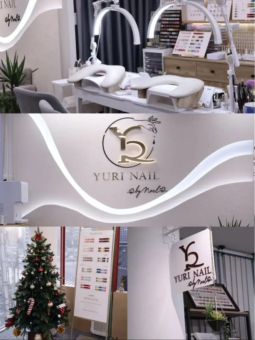 ネイル オーロラネイル ブルー チークネイル フットネイル フレンチネイル YURI Nail NARITAのネイルデザイン