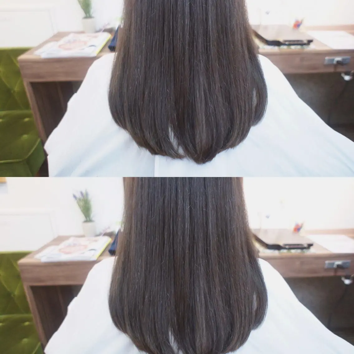 セミロング カラー たまプラーザ駅 YAMATOのヘアスタイル