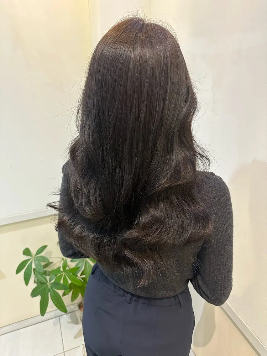 ロング カラー 透けるbrown カラー🎗♡yukaのヘアスタイル