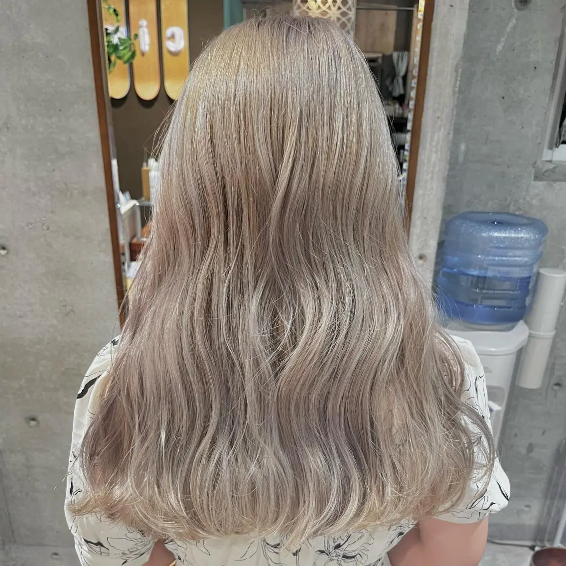 セミロング カラー 堺 鳳 ママ美容師 yukariのヘアスタイル