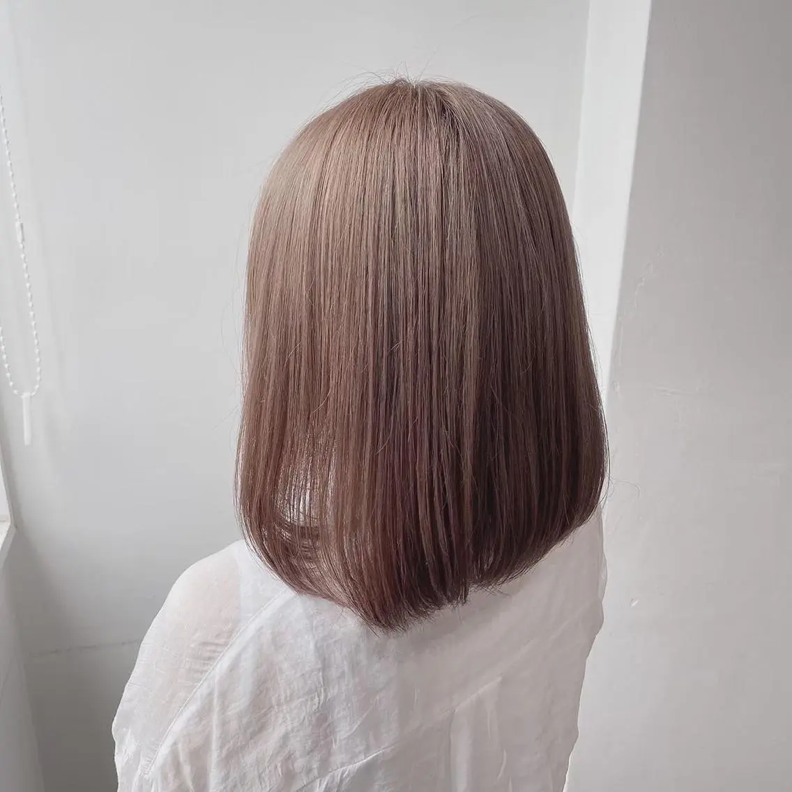 セミロング ヘアカラー 🤍韓国風hair Marina🤍のヘアスタイル