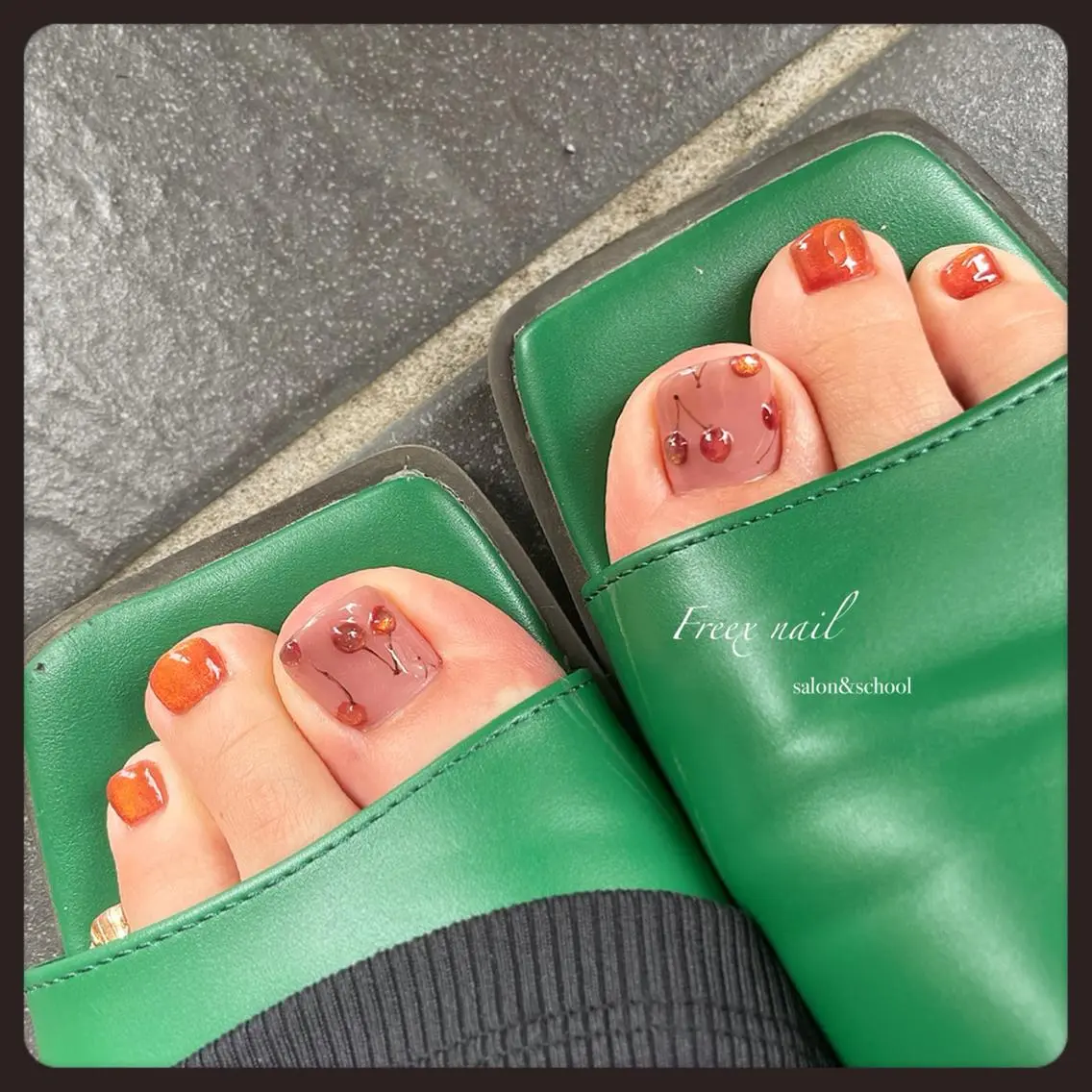 ネイル フットネイル フットネイル freex nail /ニュアンス/個性派のネイルデザイン