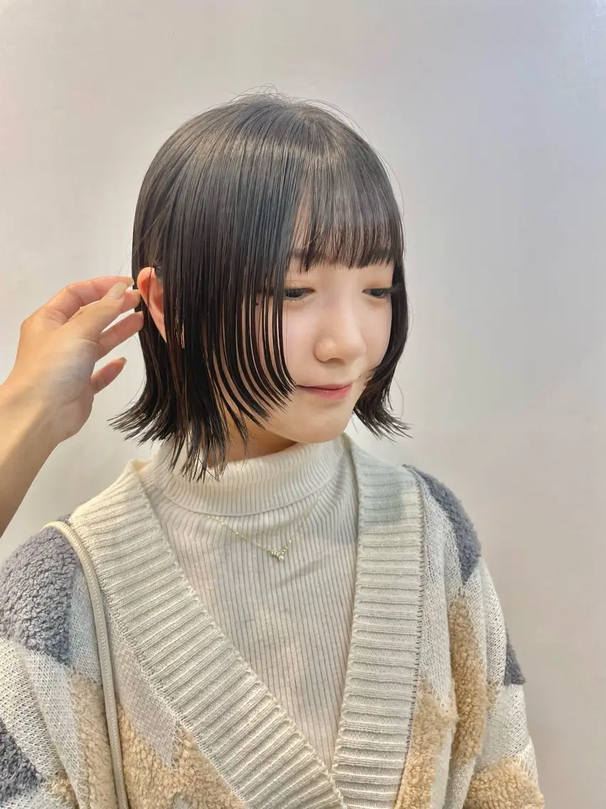 ショート 表参道レイヤーカット 髪質改善山岸季生のヘアスタイル