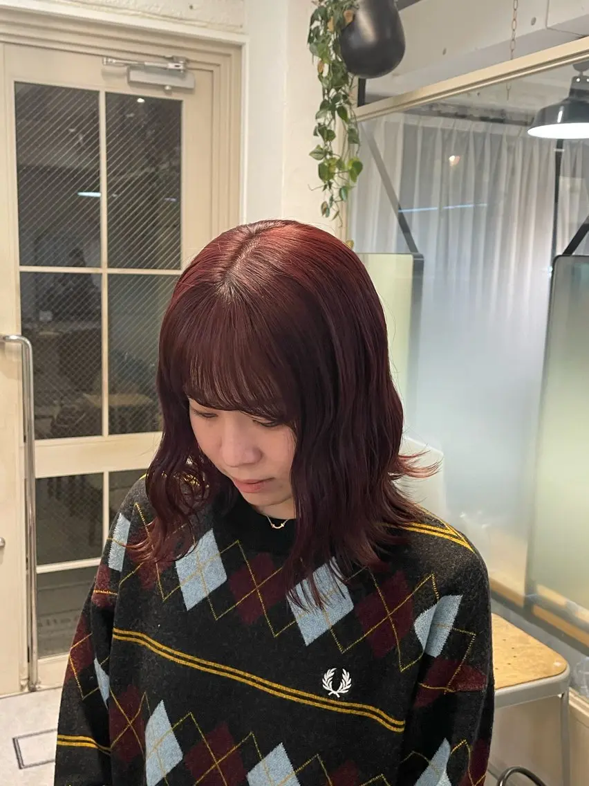 カラー ヘアカラー とば みゆうのヘアスタイル