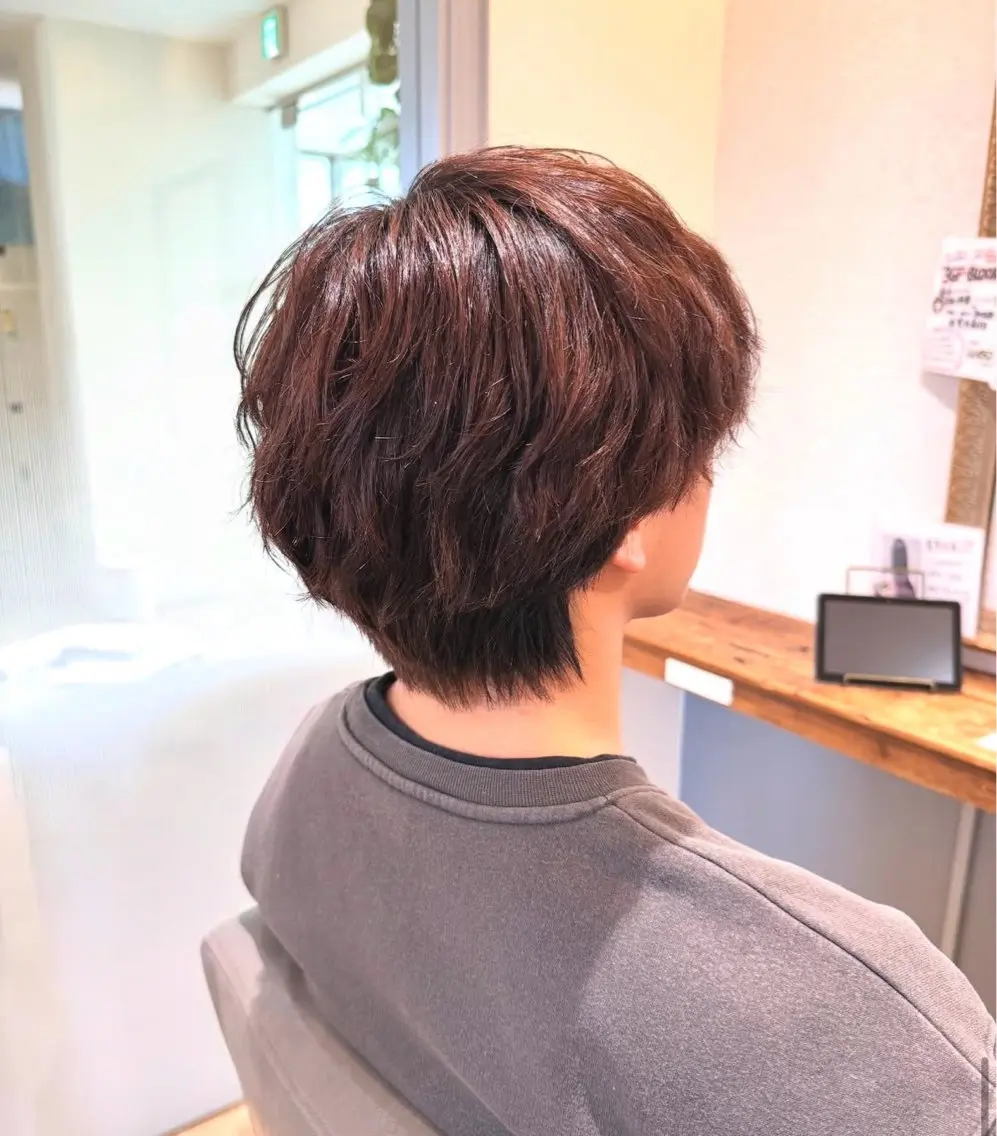 ショート 白髪ぼかし/髪質改善 濱走大輝のヘアスタイル
