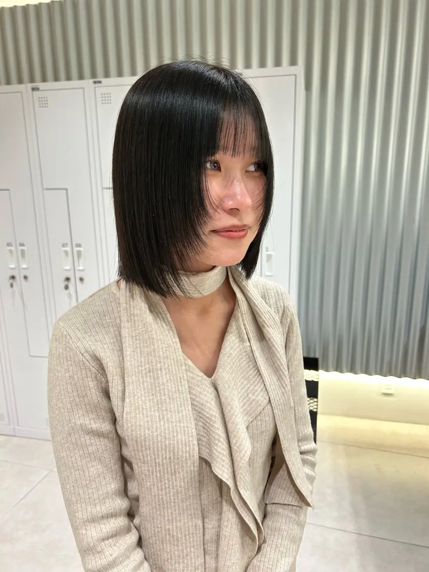 ミディアム 🤍垢抜け♡透明感 カラーmoeka🤍のヘアスタイル