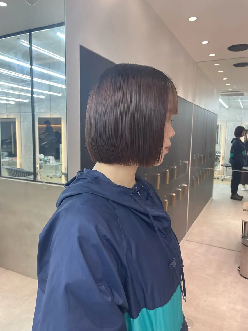 ショート オリーブベージュ/シ ョートボブたまき🧡のヘアスタイル
