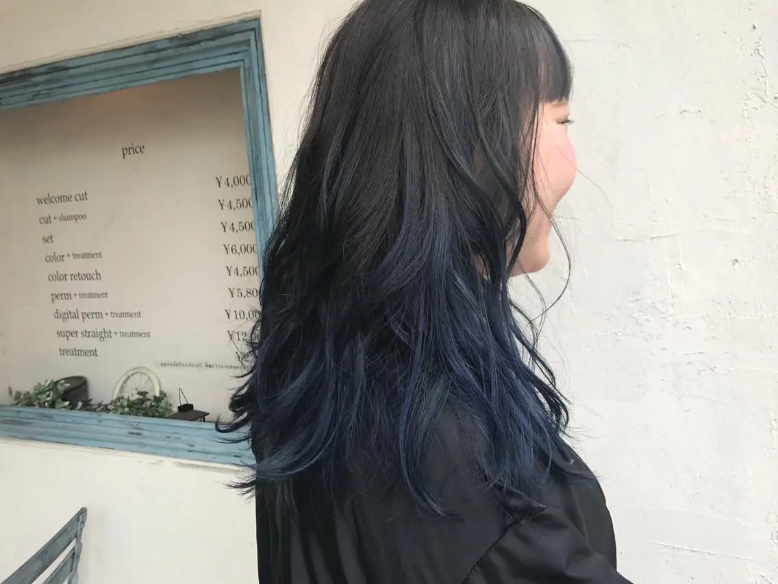 ロング カラー オリーブ透明感カラー 表参道/MIKUのヘアスタイル