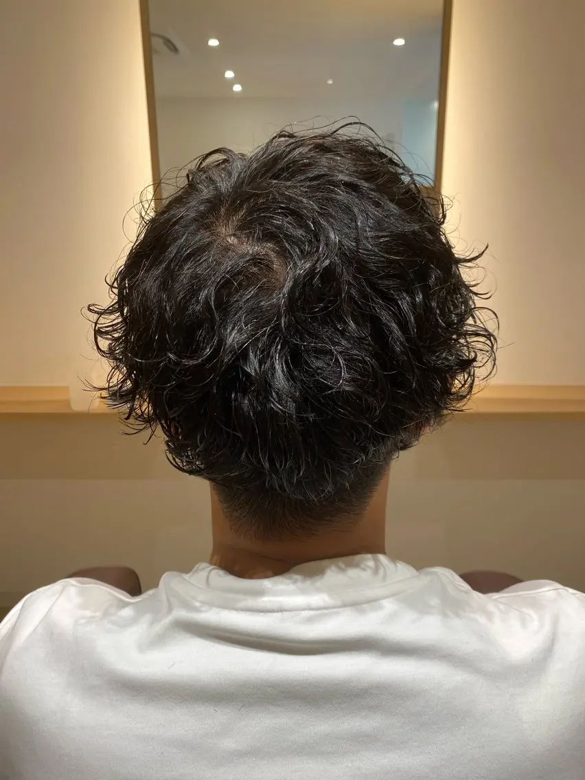 パーマ メンズ パーマ メンズパーマモデル 大募集中のヘアスタイル