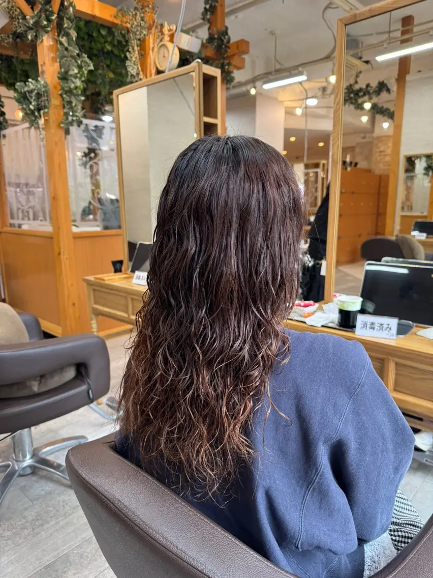 ロング 細矢 翔太のヘアスタイル