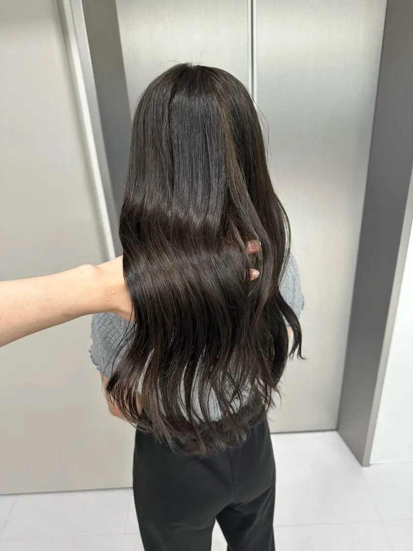 ロング カラー 🐬三ノ宮/透明感 カラー/ﾊﾔﾄ🐬のヘアスタイル