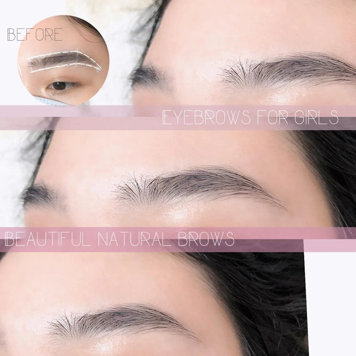 ミディアム カラー パーマ ヘアアレンジ キッズ ネイル マツエク・マツパ アイブロウ 眉毛ワックス脱毛 ナチュラル 学生 アイブロウサロン muni 福島区野田の眉毛・アイブロウイメージ