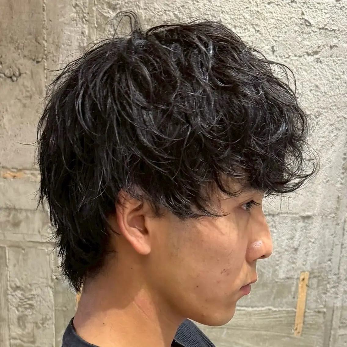 パーマ メンズ 【束感セット】 あおいのヘアスタイル