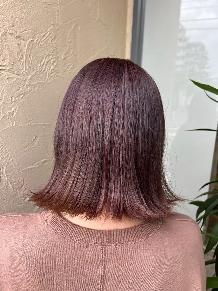 ショート カラー cyan Amiのヘアスタイル