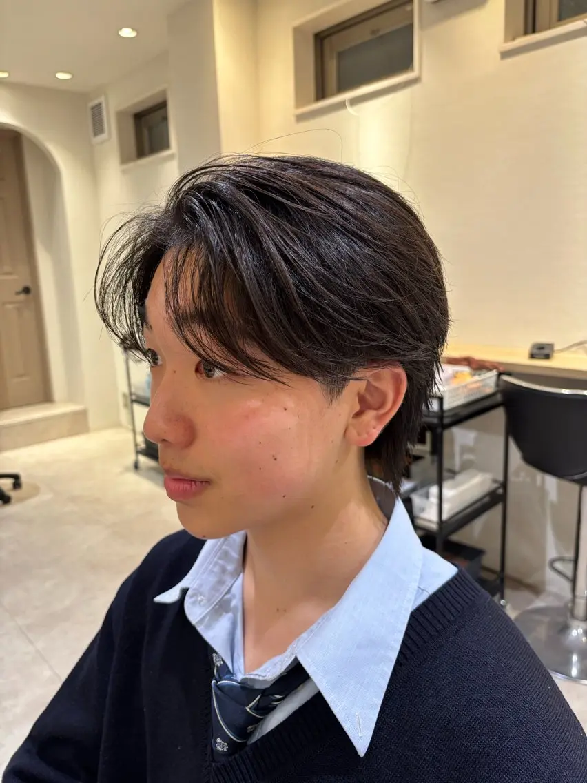 カット＋フェザーパーマ【ニュアンスパーマも可】の写真