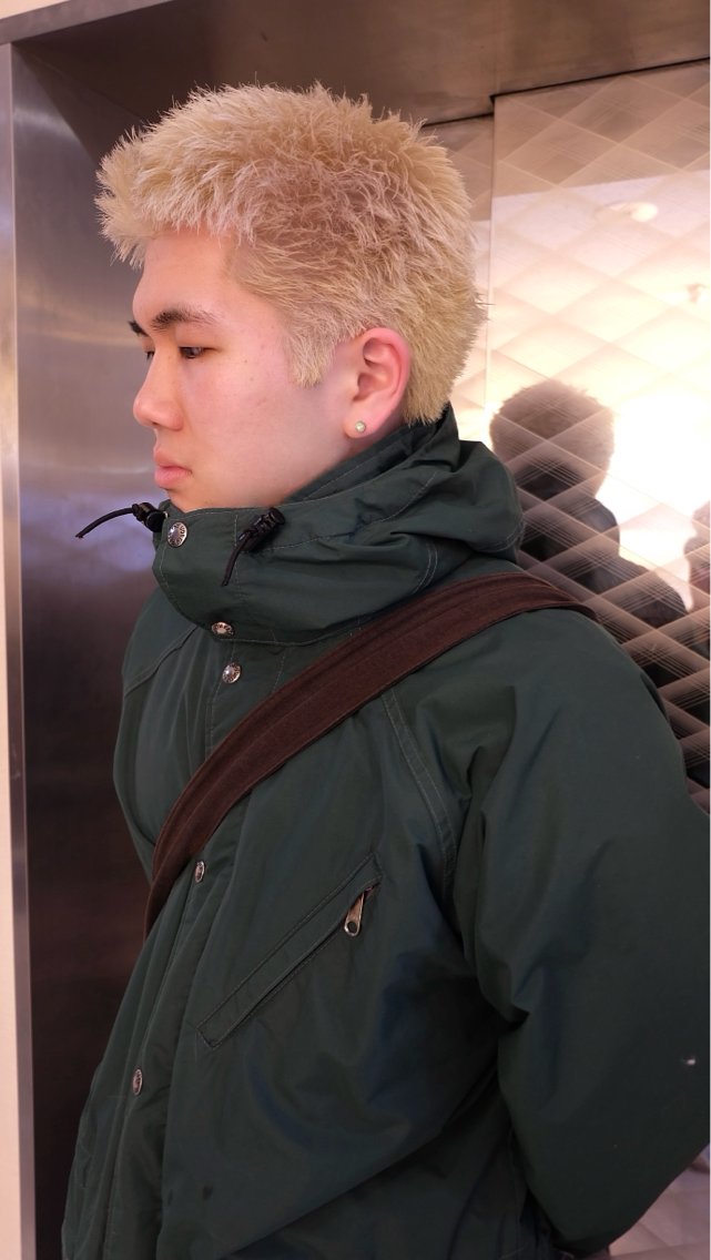 メンズ スパイキーショート カット ヘアカラー 福岡美容室 koudaiのヘアスタイル