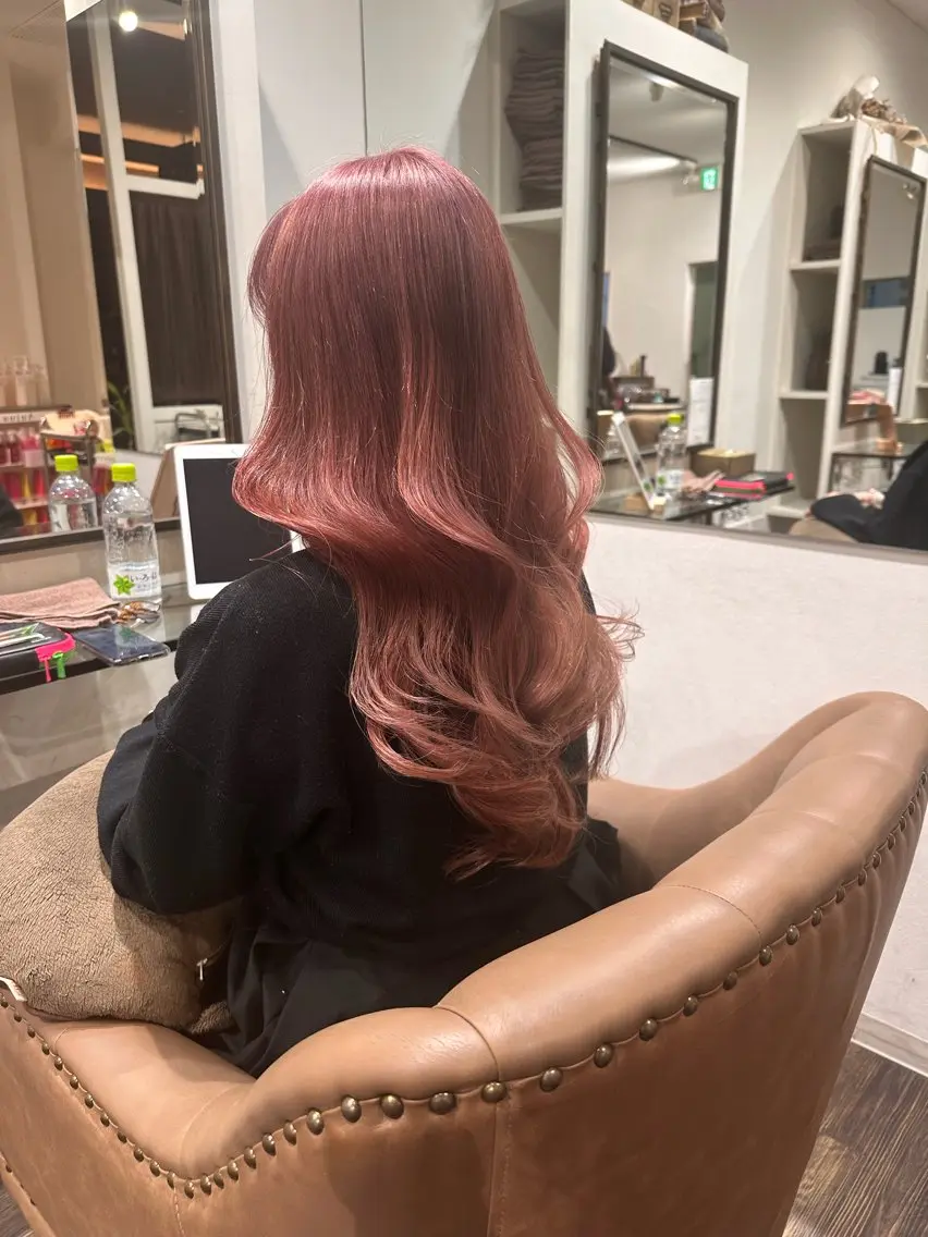 カラー ブリーチ ✨カットモデル募集中 ゆいな🎀のヘアスタイル