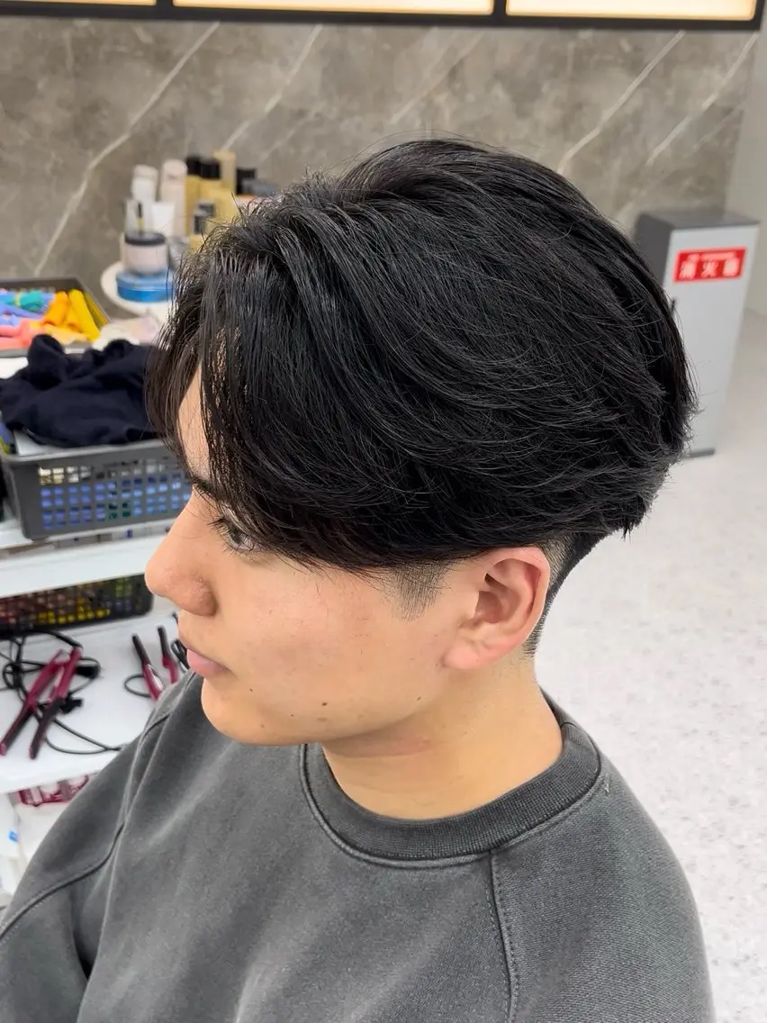 メンズ カット パーマ 小島 希星のヘアスタイル