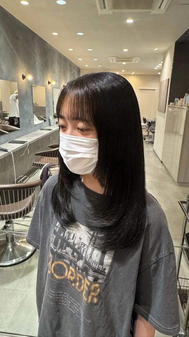 ロング カラー ヘアカラー 清水 菜々子のヘアスタイル