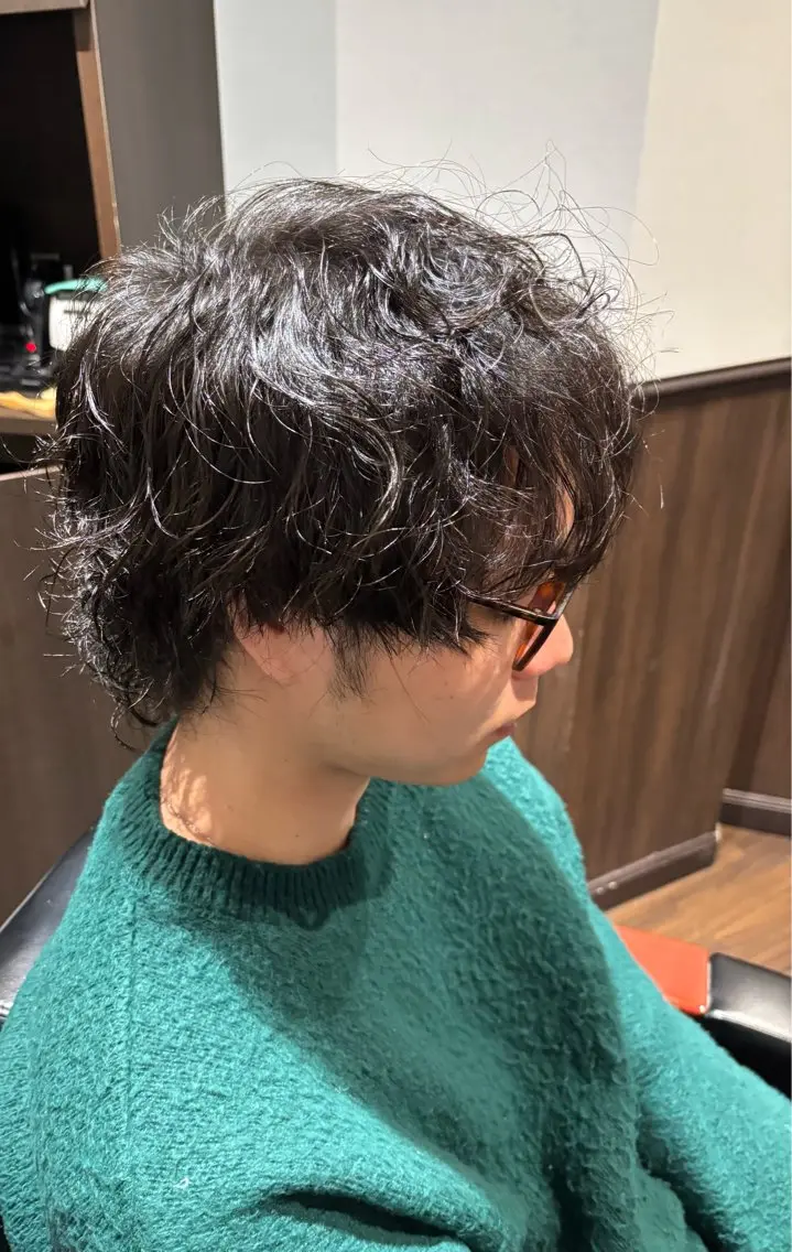 パーマ カット パーマ かみがひら なぎさのヘアスタイル