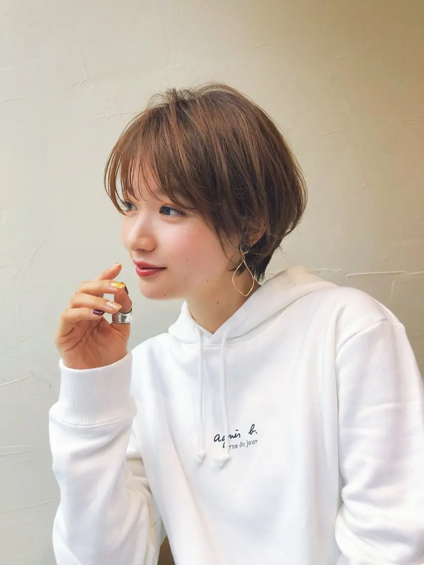 ショート カット ヘアカラー トリートメント ヘッドスパ/縮毛矯正 /横山陸人のヘアスタイル